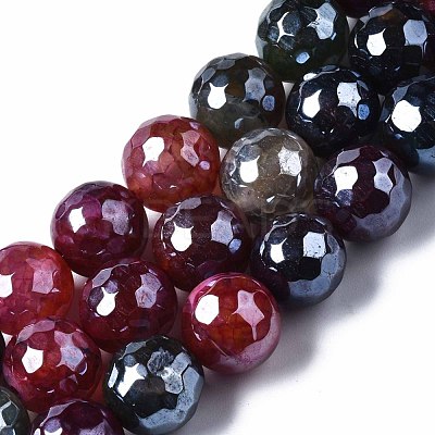 Natural Agate Beads Strands G-Q998-014C-1