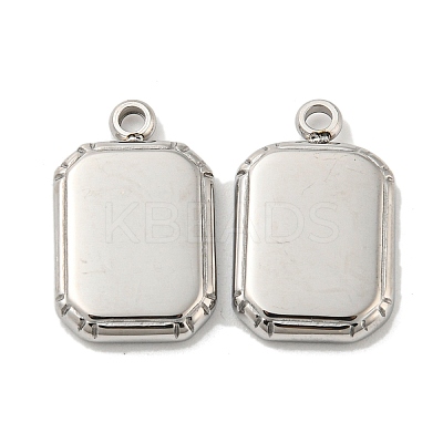 Non-Tarnish 304 Stainless Steel Charms STAS-L022-185P-1