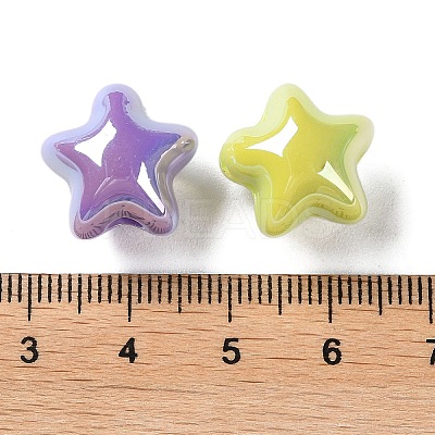 UV Plating Acrylic Beads MACR-D029-08-1