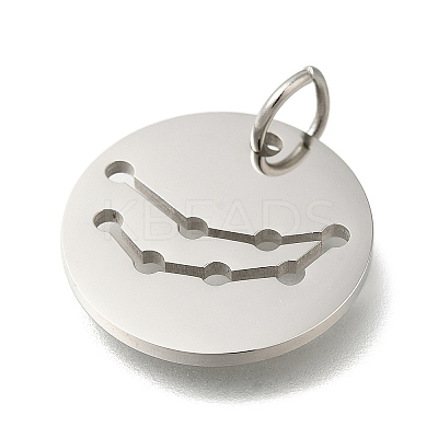 Anti-Tarnish 304 Stainless Steel Pendants STAS-M074-02H-P-1