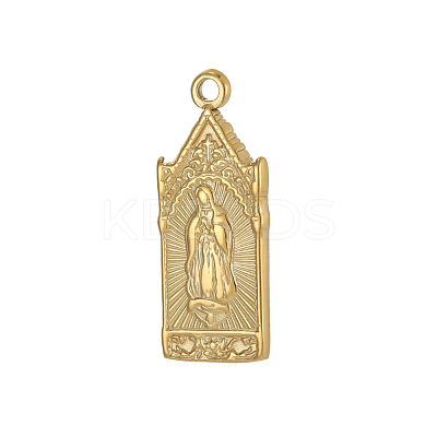 304 Stainless Steel Pendants STAS-OY007-14G-1