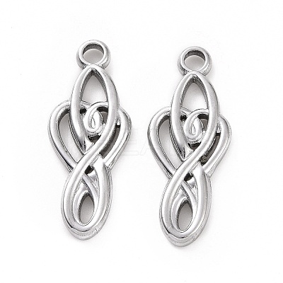 Non-Tarnish 304 Stainless Steel Pendants STAS-C003-13P-1