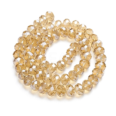 Glass Beads Strands X-GR12MMY-12L-1