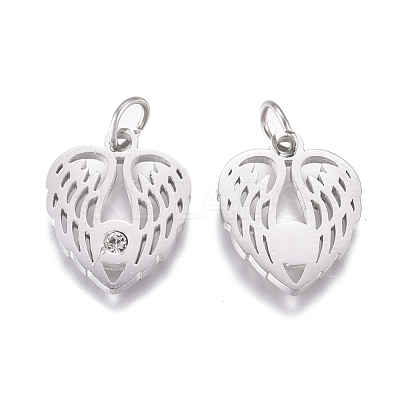 316 Surgical Stainless Steel Pendants STAS-L242-07P-1