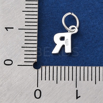 925 Sterling Silver Letter Charms LS-STER-C012-01S-R-1