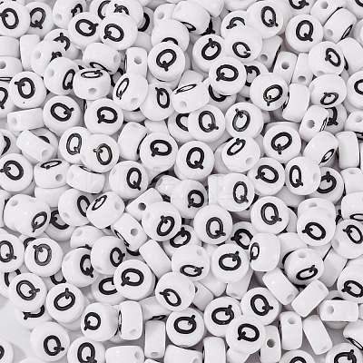 500Pcs Acrylic Beads SACR-TA0001-55Q-1