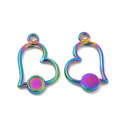 Ion Plating(IP) 304 Stainless Steel Pendants STAS-B032-37MC-1