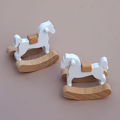 Wooden Rocking Horse Ornaments PW-WG45736-01-1