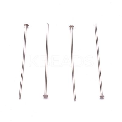 Non-Tarnish 304 Stainless Steel Flat Head Pins LS-X-STAS-H358-09C-1