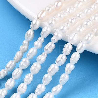 Natural Cultured Freshwater Pearl Beads Strands PEAR-N012-03J-1