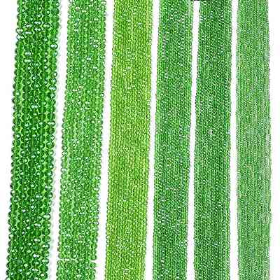 Electroplate Glass Beads Strands EGLA-A044-T6mm-A11-1