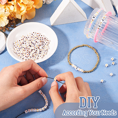Opaque Acrylic Beads MACR-TAG0001-07O-1