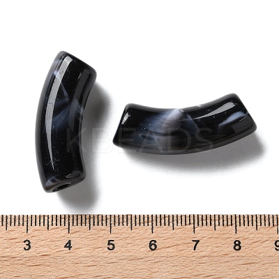 Opaque Acrylic Beads OACR-M015-02-1