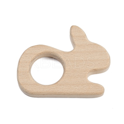 Natural Beech Wooden Baby Teething Toys WOOD-U003-10-1