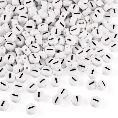 500Pcs Acrylic Beads SACR-TA0001-55I-1