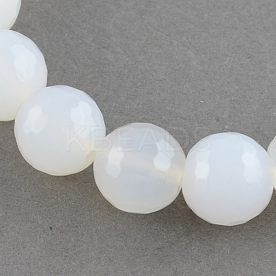 Colored Natural Dyed & Heated Multi-Color Agate Beads Strands G-R177-8mm-12-1