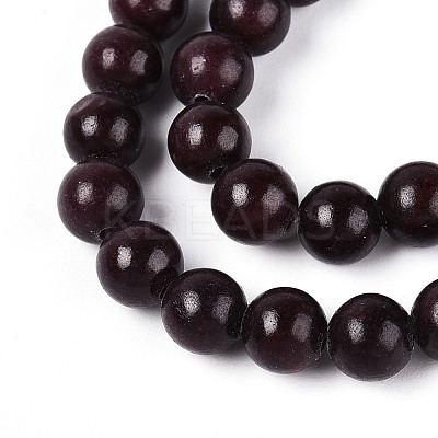 Dyed Natural Mashan Jade Round Beads Strands G-T139-6mm-67I-1