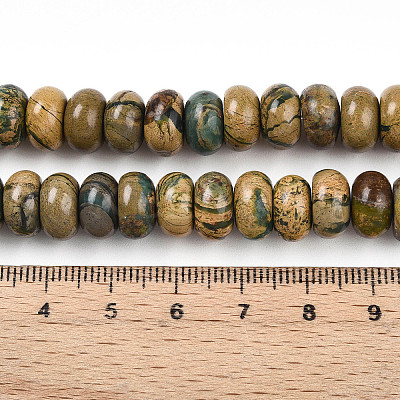 Natural Verdite Stone Beads Strands G-T140-72A-1