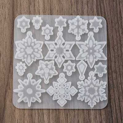 Snowflake Series DIY Silicone Ornaments Pendant Molds SIMO-R012-03A-1