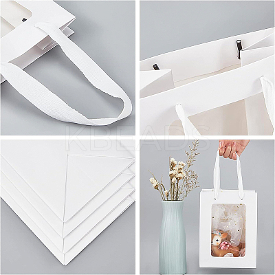 Kraft Paper Bags with Handle AJEW-BC0001-55C-B-1