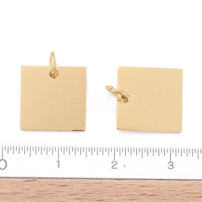 304 Stainless Steel Stamping Blank Tag Charms STAS-I311-28G-1