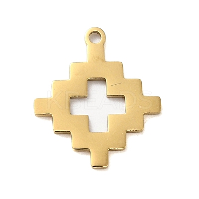 304 Stainless Steel Pendants STAS-S123-03G-09-1