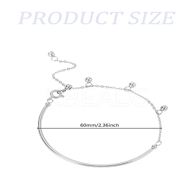 1Pc Stainless Steel Cable Chain Link Bracelets BJEW-LP0004-41P-1