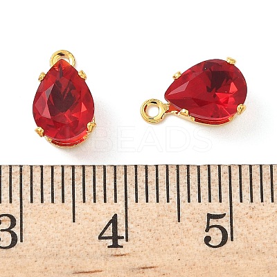 Brass Micro Pave Cubic Zirconia Charms X-KK-S336-02G-D-1