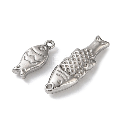 10Pcs 304 Stainless Steel Pendants STAS-P426-07P-1