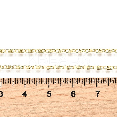 Brass Lumachina Chain Necklaces NJEW-M108-43G-1