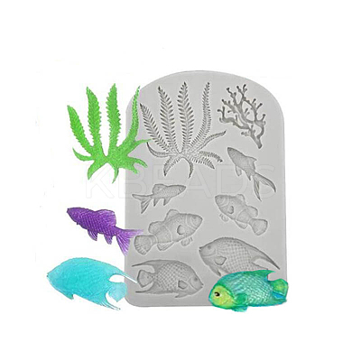 DIY Sea Animals Shape Food Grade Silicone Molds OCEA-PW0001-42E-1