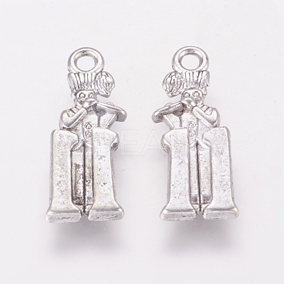 Tibetan Style Alloy Pendants X-TIBEP-GC150-AS-NR-1