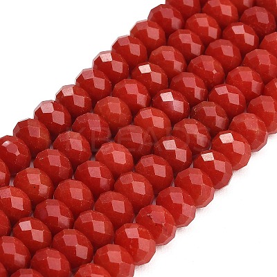 Faceted Dyed Natural White Jade Beads Strands GG-CBAE966-01B-D-1