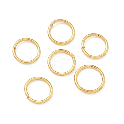 Brass Open Jump Rings KK-H532-43F-G-1