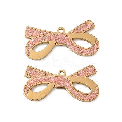 304 Stainless Steel Pendants STAS-D208-02G-1