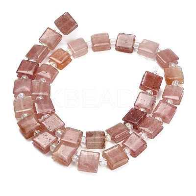 Natural Strawberry Quartz Beads Strands GG-F802-B16-01-1