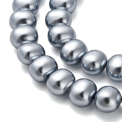 Shell Pearl Beads Strands BSHE-F013-01F-1