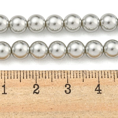Glass Pearl Beads Strands HY-G002-01C-04-1