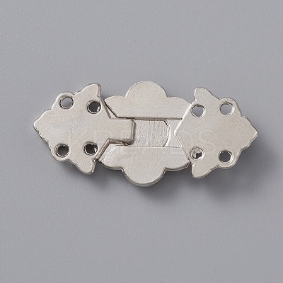 Alloy Adjustment Waist Tightener Buckle Buttons FIND-WH0110-123P-1