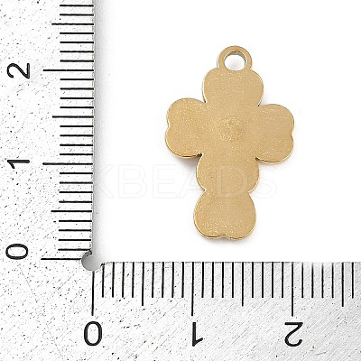 304 Stainless Steel Rhinestone Pendants STAS-I325-029G-1