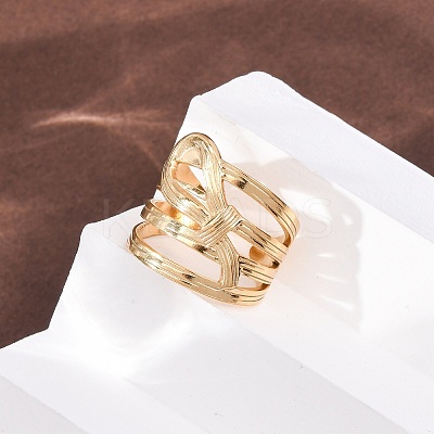 304 Stainless Steel Cuff Open Rings LS-RJEW-H266-05B-G-1