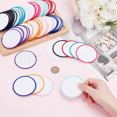 80Pcs 8 Bags Computerized Embroidery Polyester Iron on/Sew on Patches DIY-GO0003-19-1