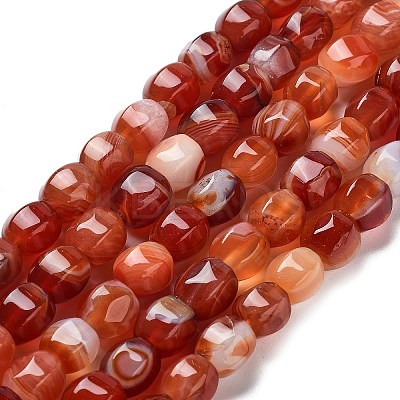 Natural Agate Beads Strands G-G172-02-1