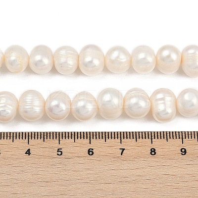 Natural Cultured Freshwater Pearl Beads Strands PEAR-I007-07Z-09C-1