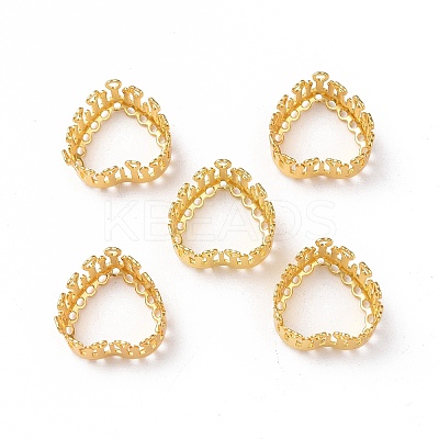 Brass Sew on Prong Settings KK-G461-08E-G-1