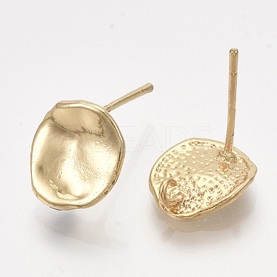 Brass Stud Earring Findings LS-KK-S348-414-1