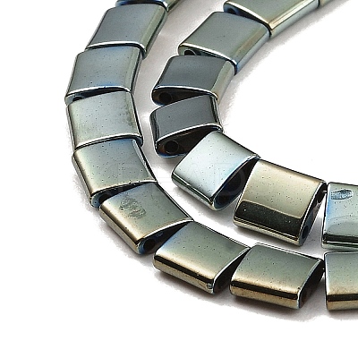 Electroplated Non-magnetic Synthetic Hematite Beads Strands G-G089-B02-18-1