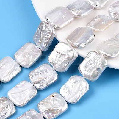 Natural Keshi Pearl Beads Strands PEAR-S020-D08-1