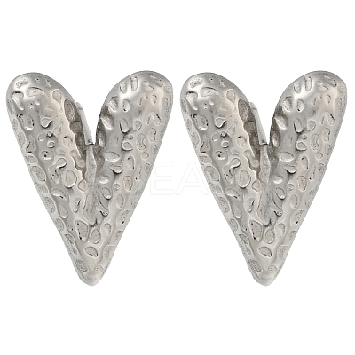 Non-Tarnish 304 Stainless Steel Ear Stud Earrings EJEW-P291-06P-1