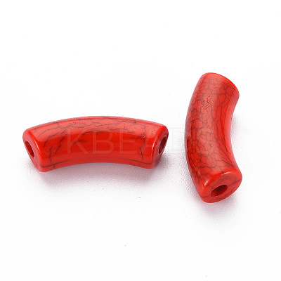 Opaque Crackle Acrylic Beads X2-MACR-S372-001N-009-1